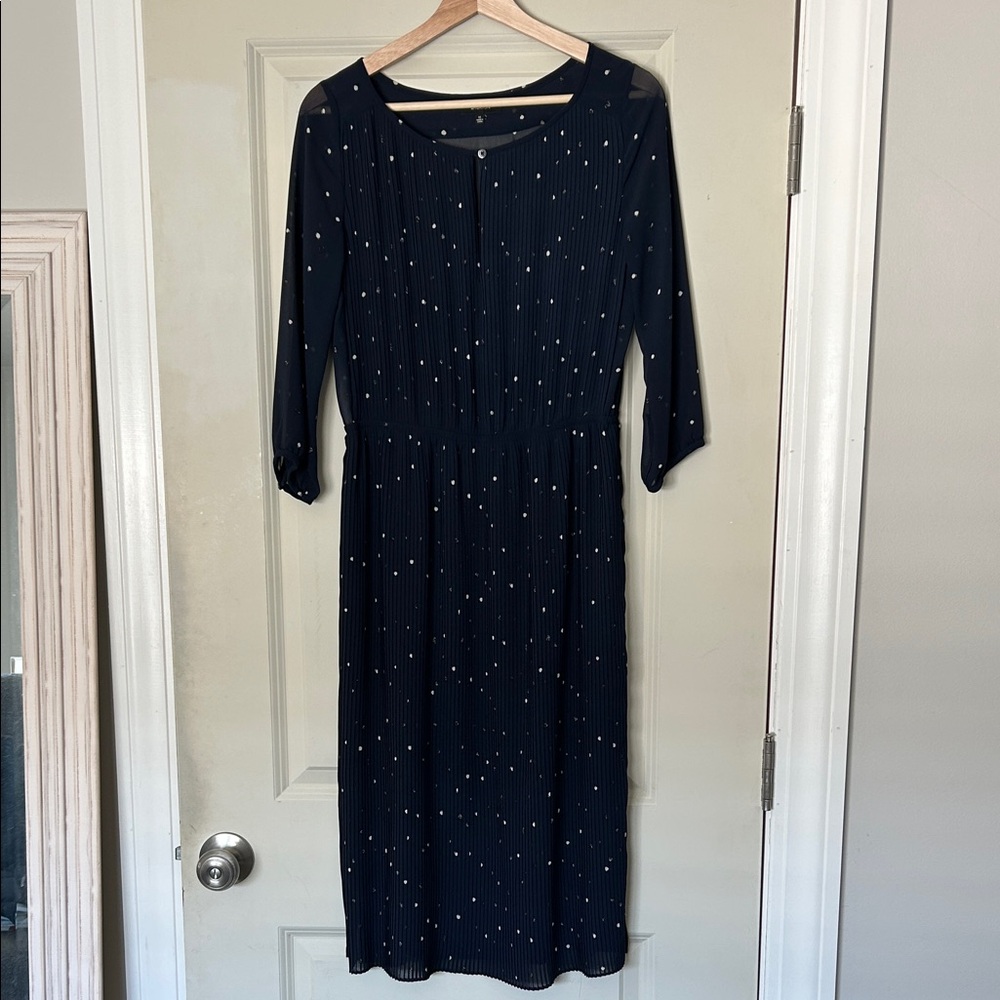 Babaton x Aritzia Pieter Chiffon Pintuck Dress - XS
